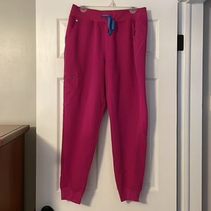 FIGS - Raspberry Shorbert Zomara 2.0 Highwaisted Joggers